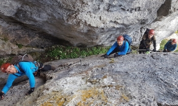 Tegelberg-Klettersteig für sportliche...