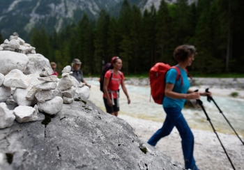 Hiking tour onto Zugspitze (2962m) via Reintal