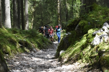 Hiking tour onto Zugspitze (2962m) via Reintal