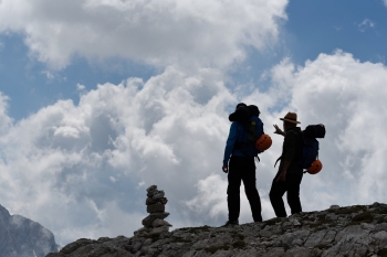 Hiking tour onto Zugspitze (2962m) via Reintal