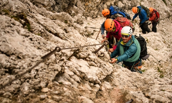 Schnupper-Klettersteig auf den Bernadeinkopf für Einsteiger